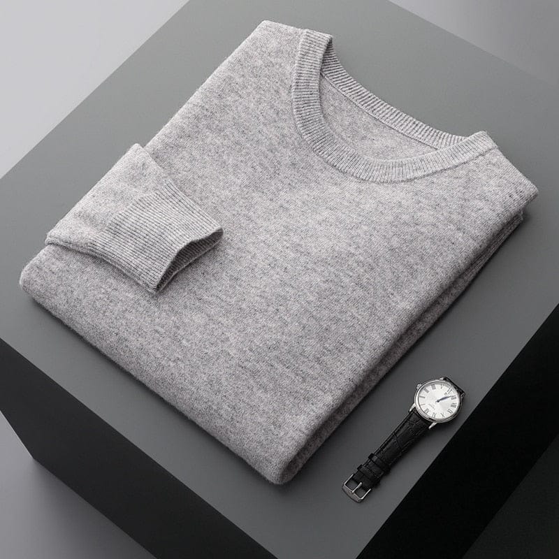 Men Casual Long Sleeve Knit Sweater