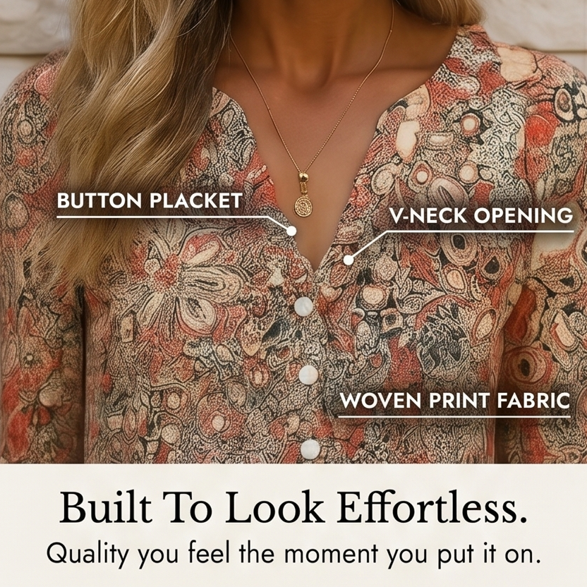 Lirenne™ – Flattering Floral Midi Dress with Pockets