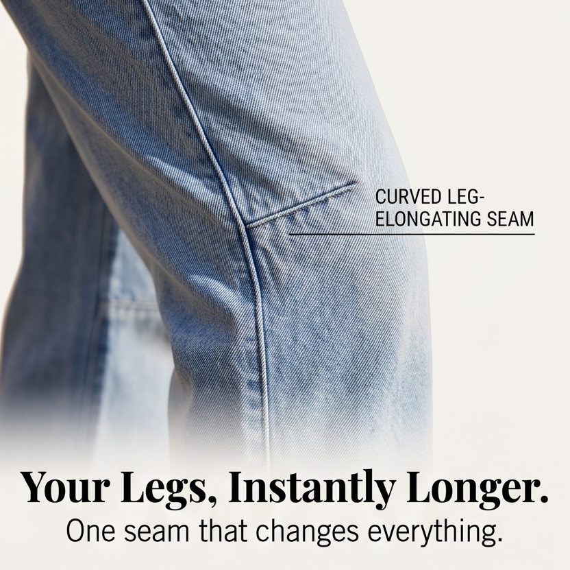 Lumière - High-Waisted Cropped Barrel Jeans
