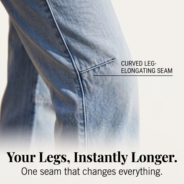 Lumière - High-Waisted Cropped Barrel Jeans
