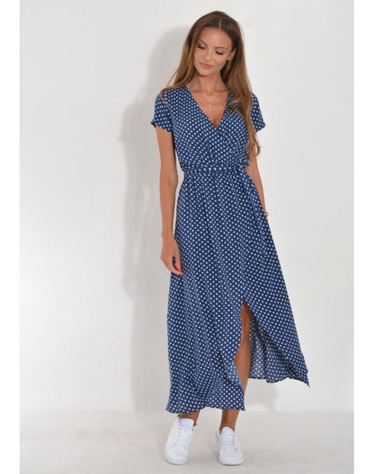 Talia | Stylish V-Neck Floral Dress