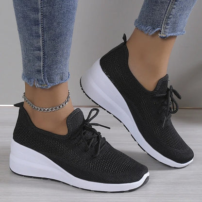 LuxeSpark Platform Walking Shoes