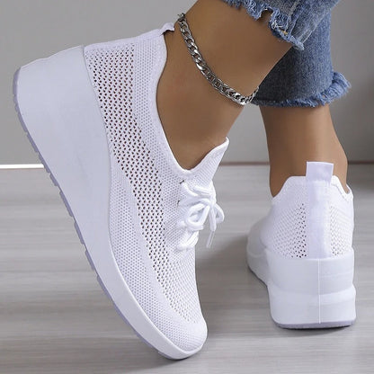LuxeSpark Platform Walking Shoes