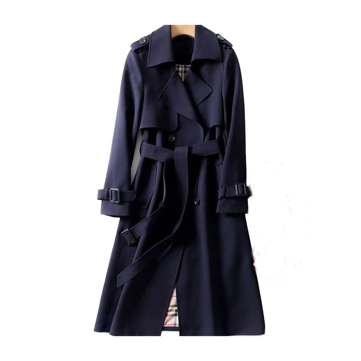 Women’s Double-Breasted Belted Trench Coat