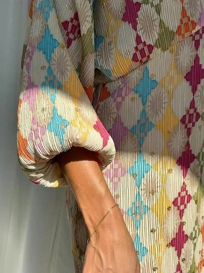 Women’s Spring Colorful Two-Piece Casual Set
