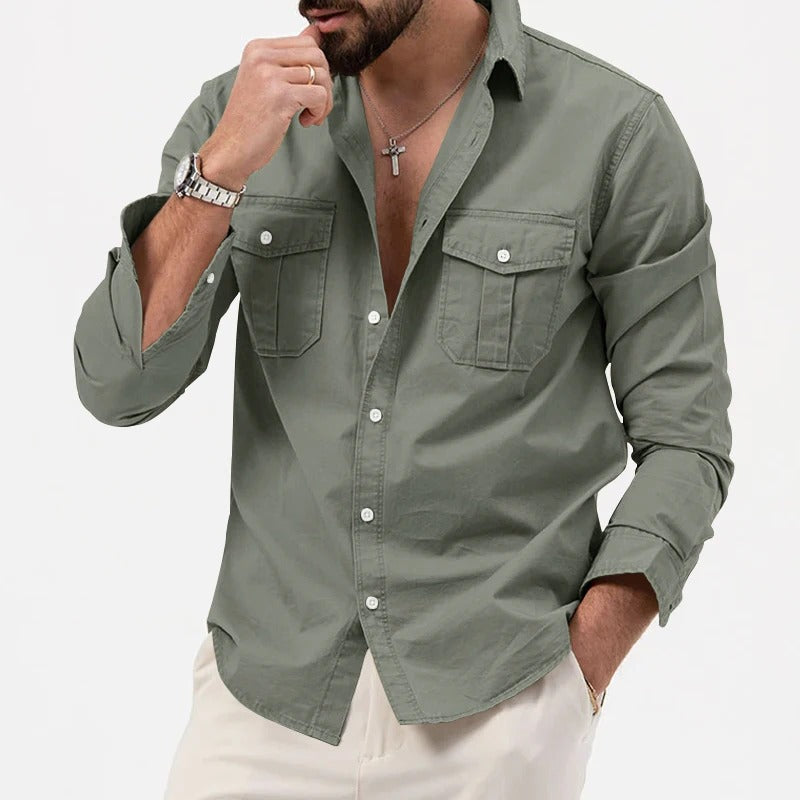 Casual Button-Up Shirt
