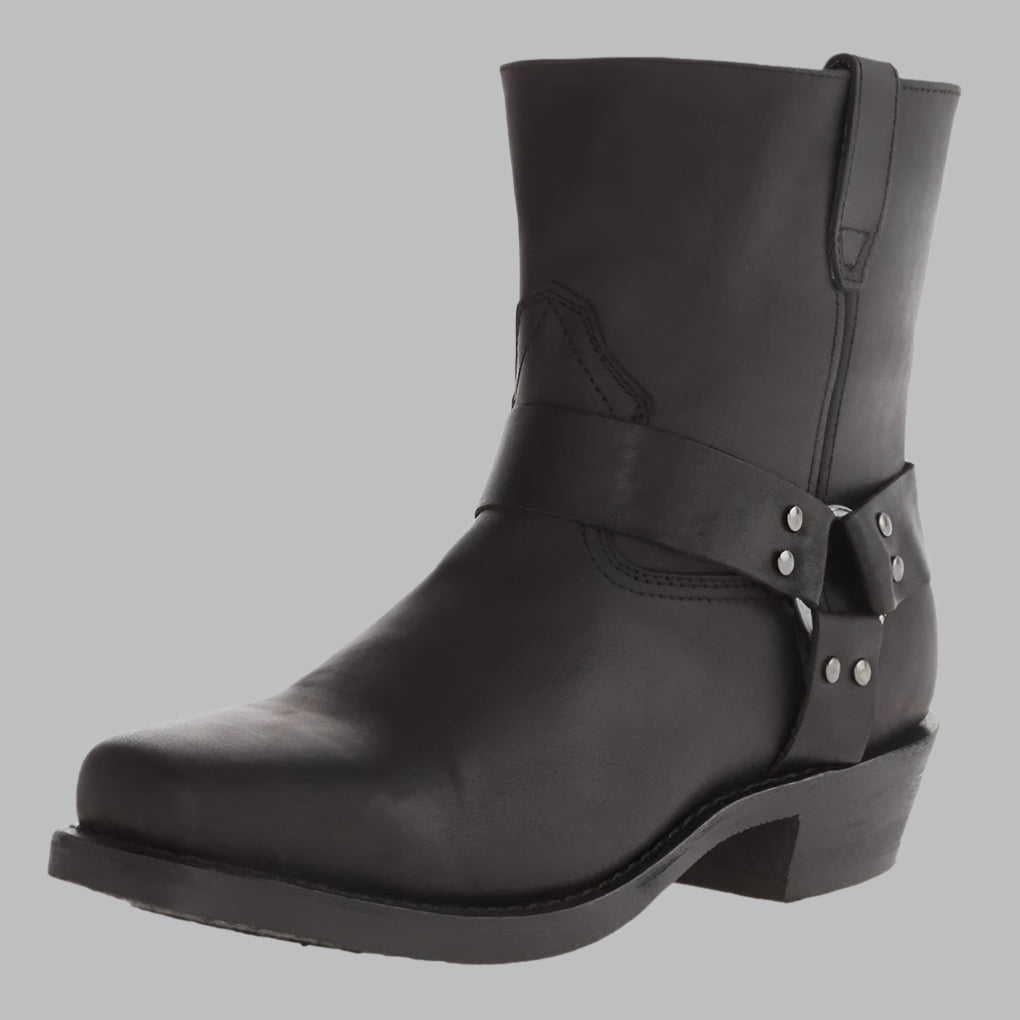 Men’s Stylish Leather Strap Ankle Boots