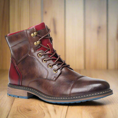 Men Fashion Zipper Design Ankle Boots