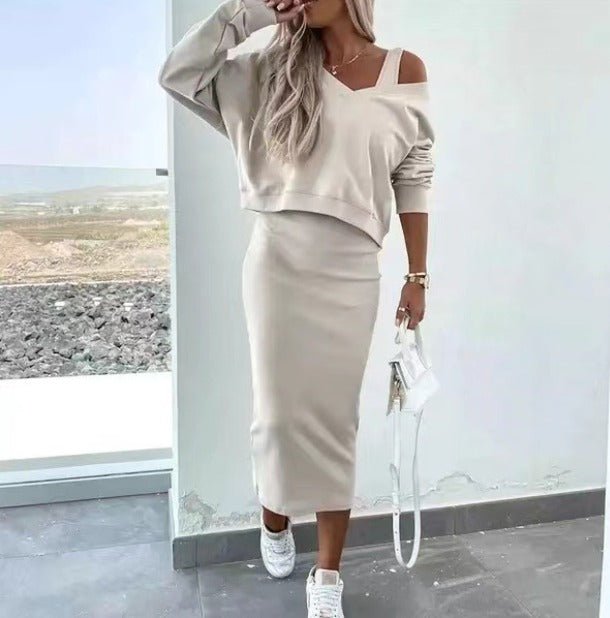 Women’s Off-Shoulder Top With Skirt