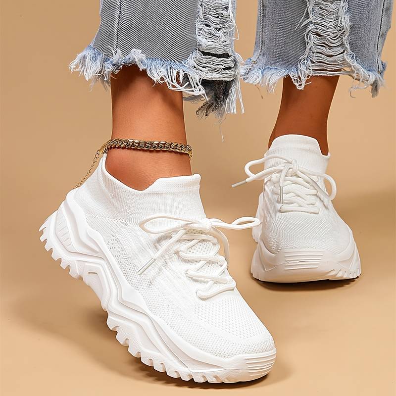 Women’s Slip-On Stretch Knit Running Shoes