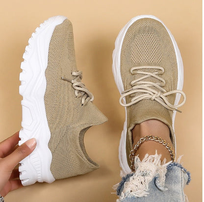 Women’s Slip-On Stretch Knit Running Shoes