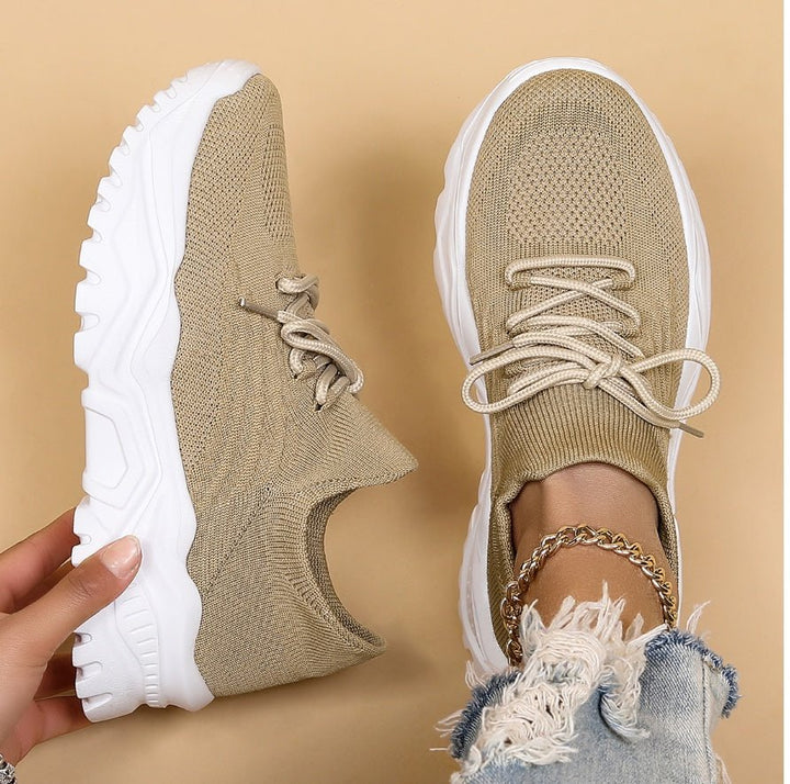 Women’s Slip-On Stretch Knit Running Shoes