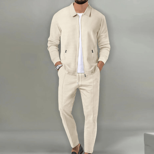 Men’s Casual Tracksuit with Zip Up Jacket