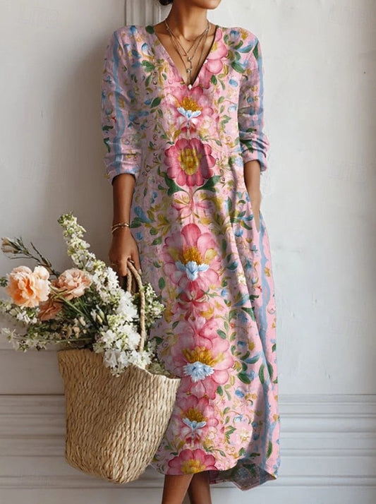 Nuria | Elegant Bohemian Maxi Dress