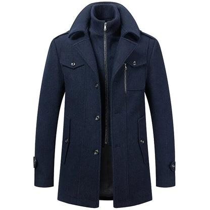 Classic Thermal Wool Blend Coat
