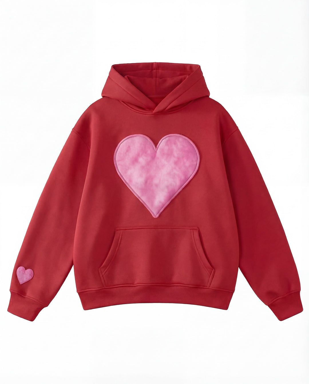 Oversized Heart Design Pullover