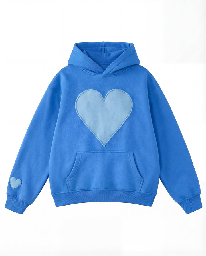 Oversized Heart Design Pullover