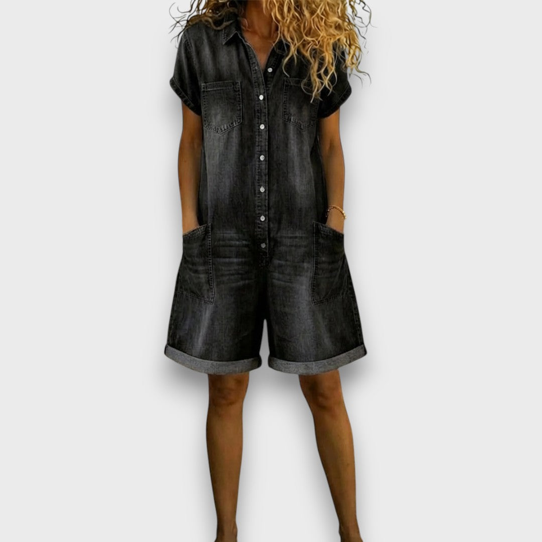 Joan | Vintage Short Utility Overalls