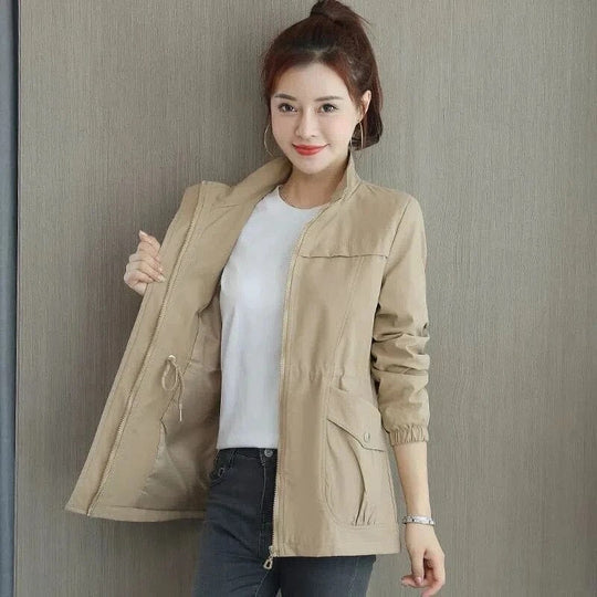 Women’s Relaxed Fit Waterproof Trench Coat