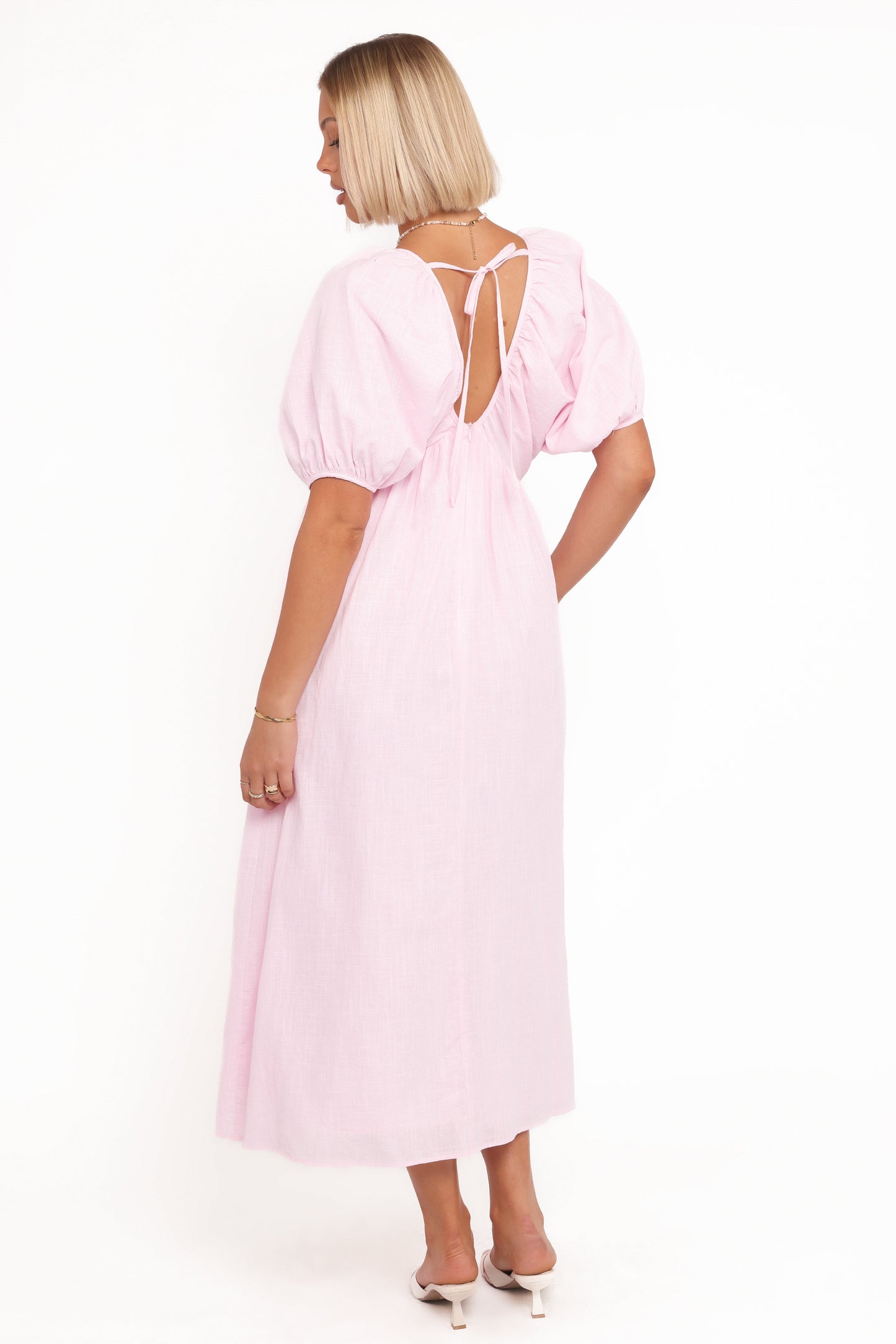 Puff Sleeve Maxi Dress