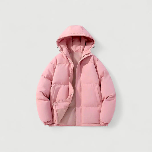 Women's Winter Puffer Jacket with Hood