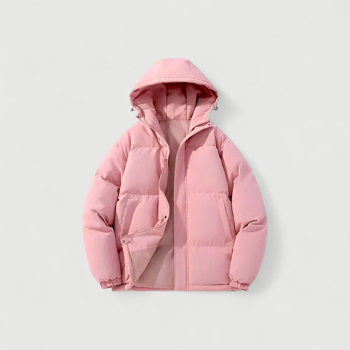 Women's Winter Puffer Jacket with Hood