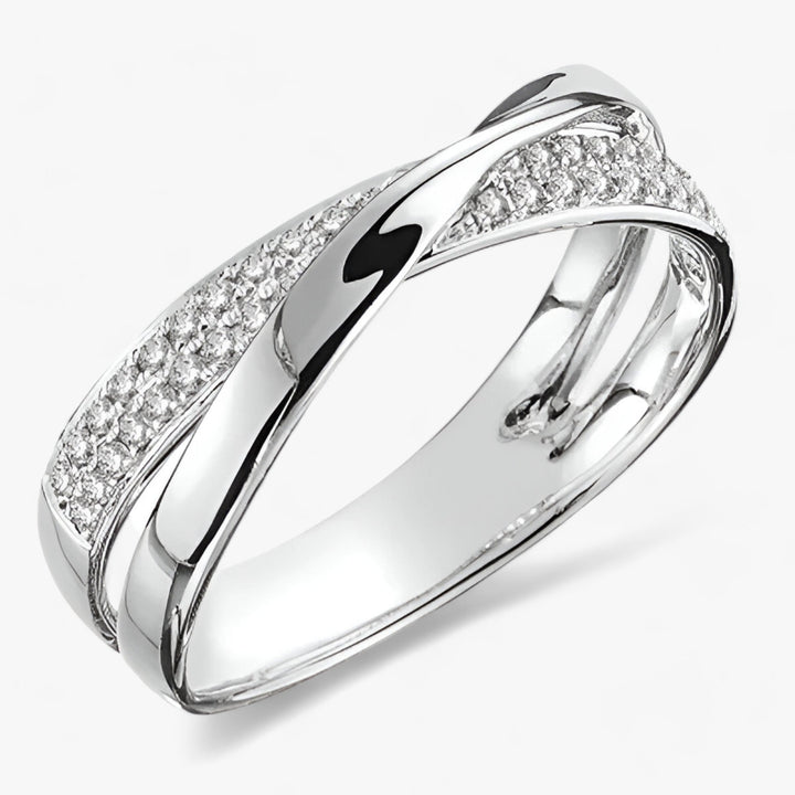 Criss-Cross Band Ring