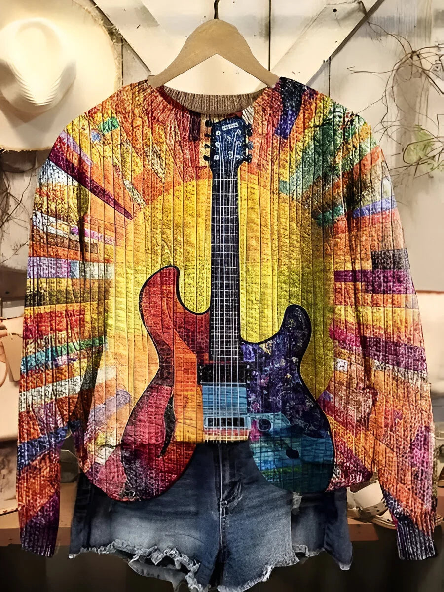 Sudadera estilo bohemio colorida