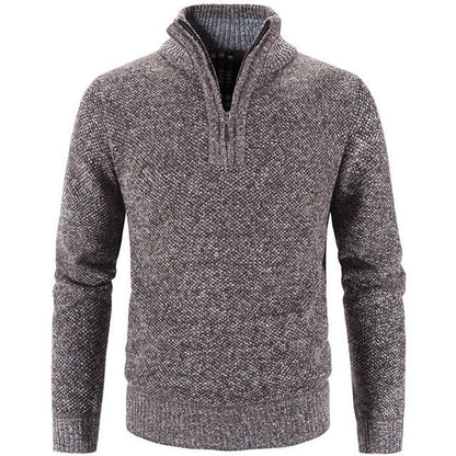 Stylish Casual Half-Zip Sweater