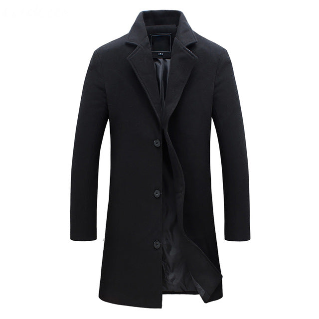 Formal Long Overcoat For Men’s Wardrobe