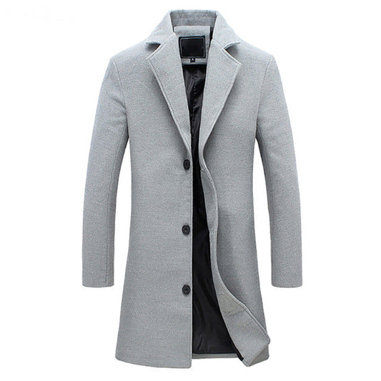 Formal Long Overcoat For Men’s Wardrobe