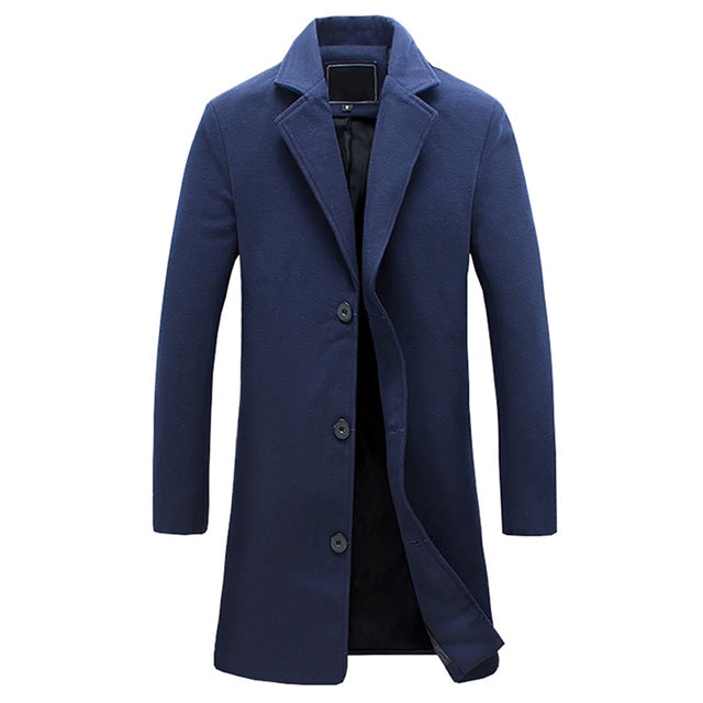 Formal Long Overcoat For Men’s Wardrobe