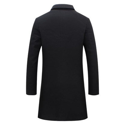 Abrigo largo formal para el armario masculino