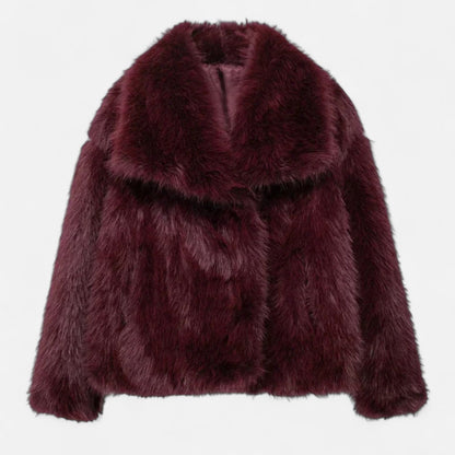 Women’s Chic Faux Fur Warm Jacket