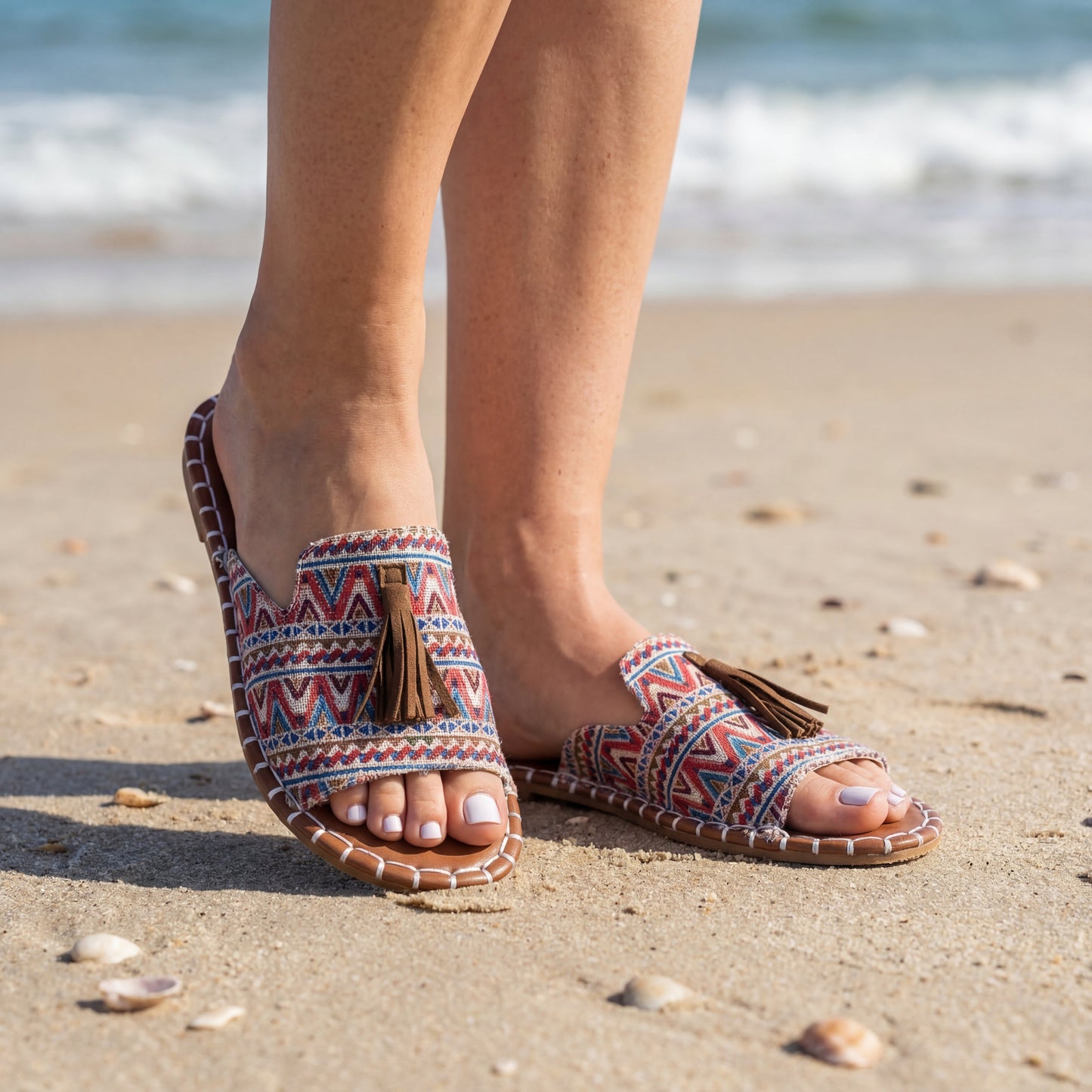 Solara Tassel Boho Sandals