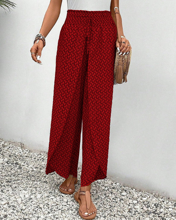 PANTALONES DE MUJER DE PERNERA ANCHA