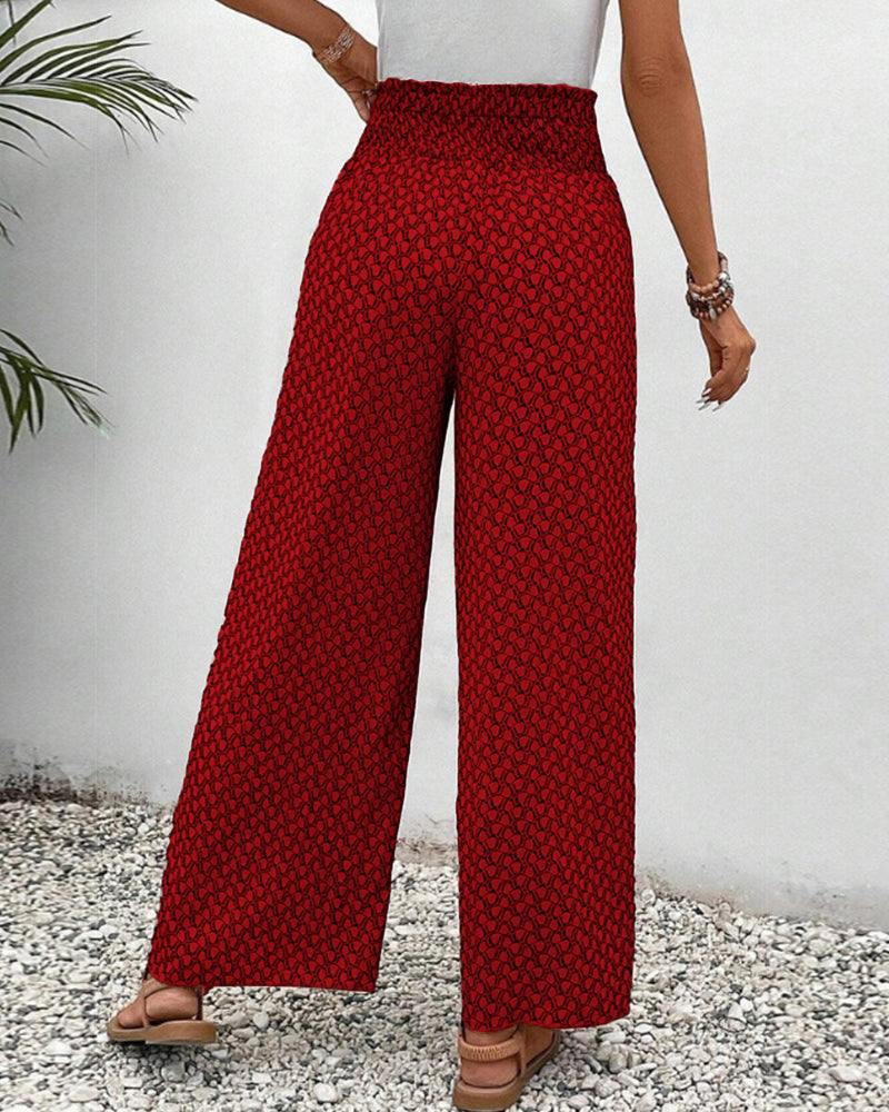 PANTALONES DE MUJER DE PERNERA ANCHA