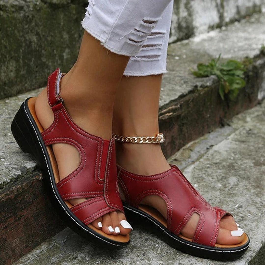 Sandalias ortopédicas para mujer con soporte de arco y suela cómoda