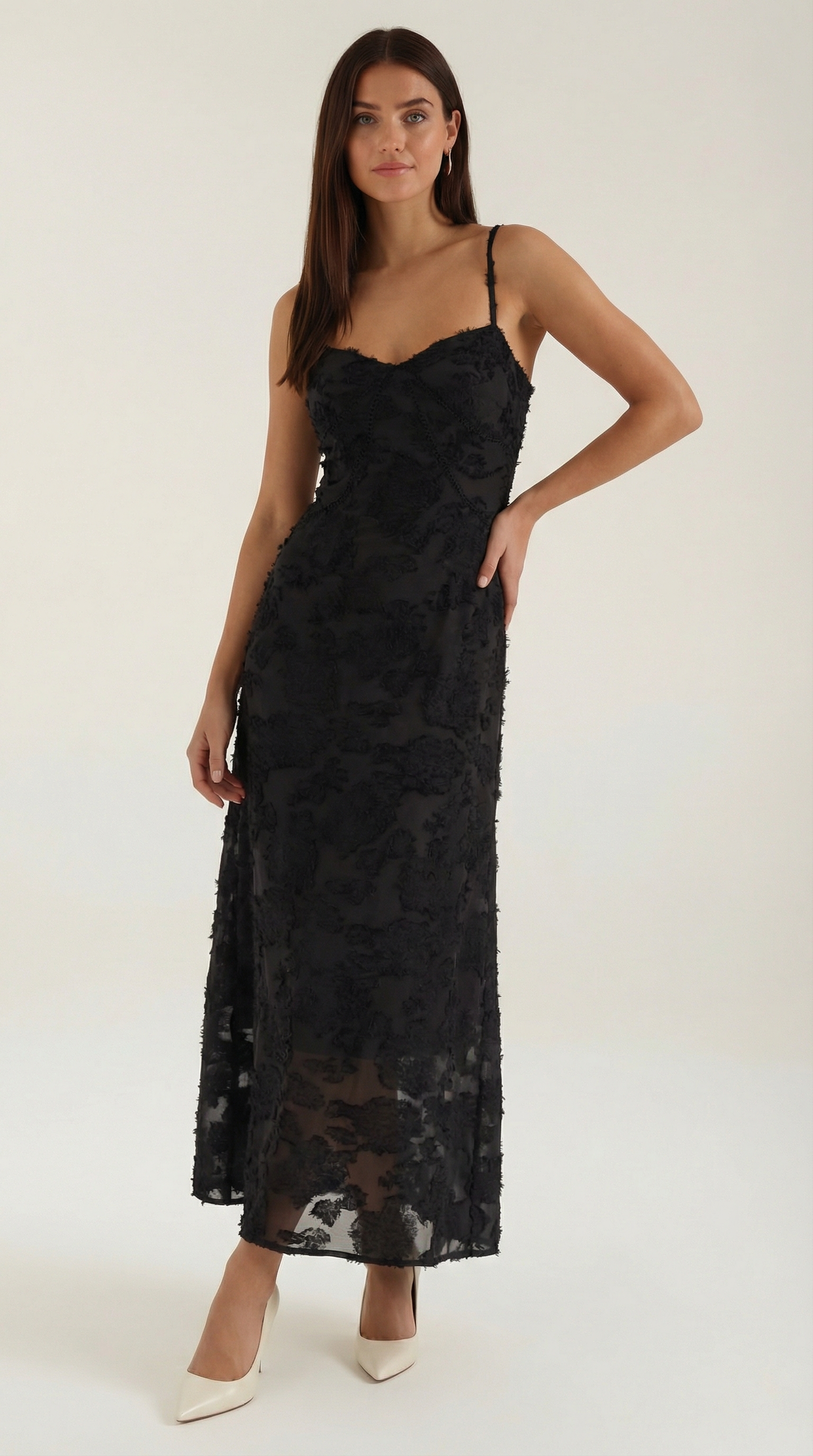 Classic Lace Maxi Dress
