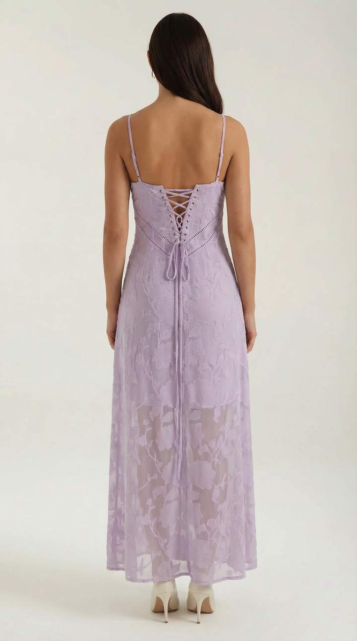 Classic Lace Maxi Dress