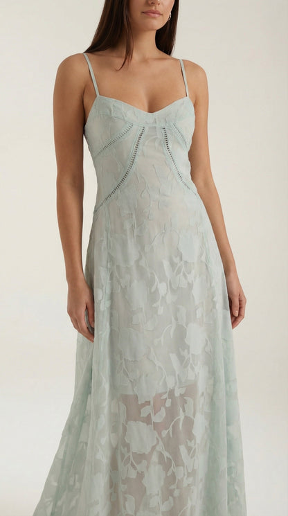 Classic Lace Maxi Dress
