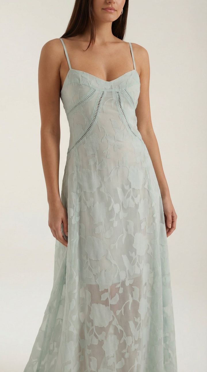 Classic Lace Maxi Dress
