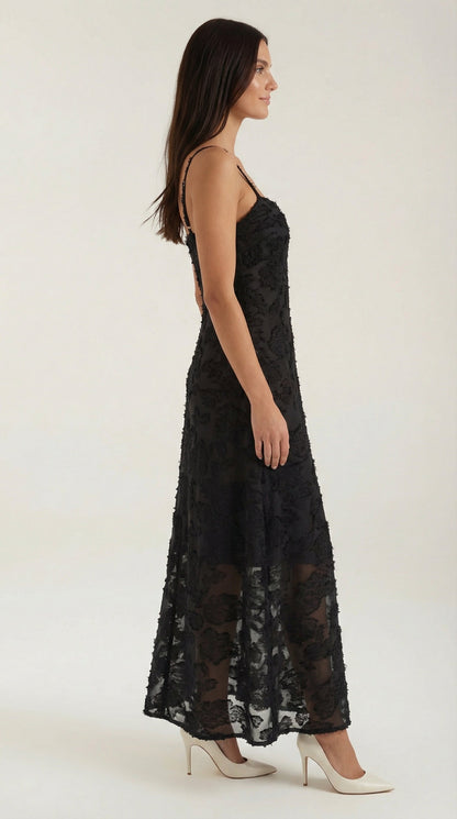 Classic Lace Maxi Dress