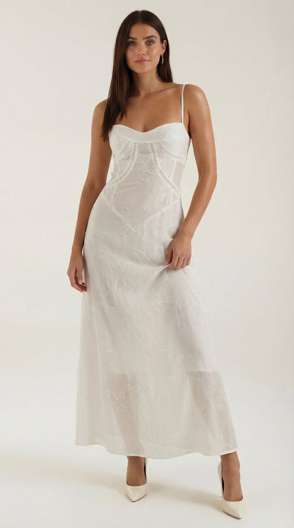 Classic Lace Maxi Dress