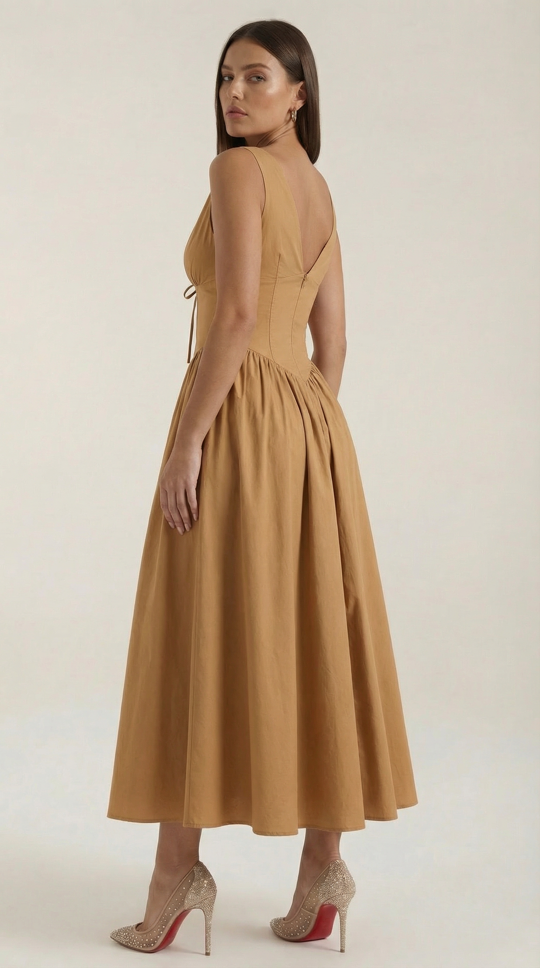 Midi Plunge Dress