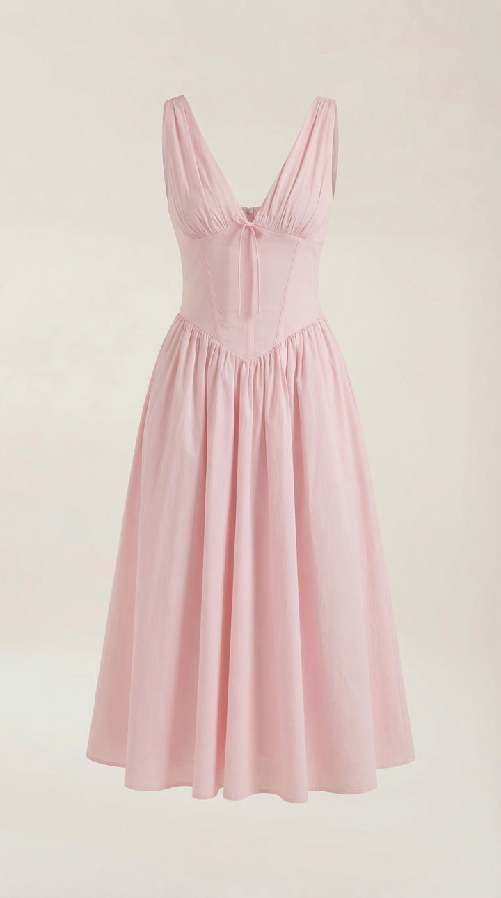 Midi Plunge Dress