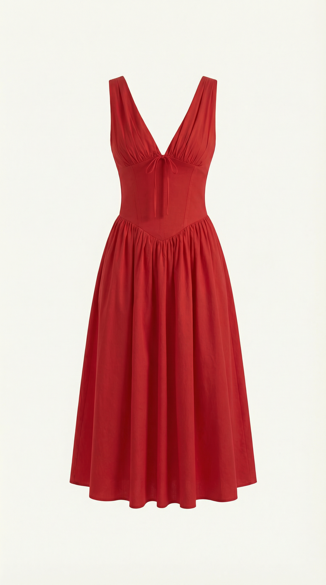 Midi Plunge Dress