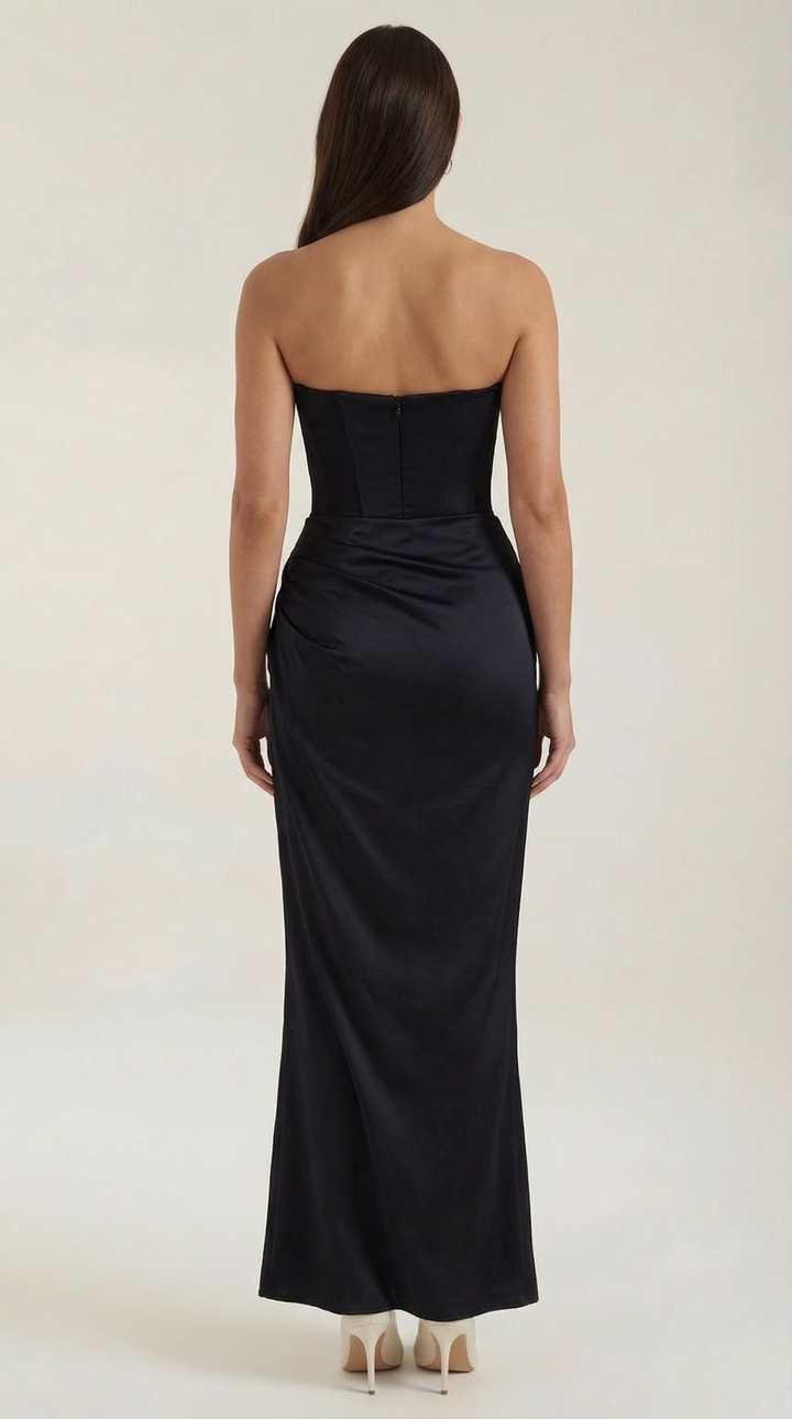 Graceful Corset Maxi Dress