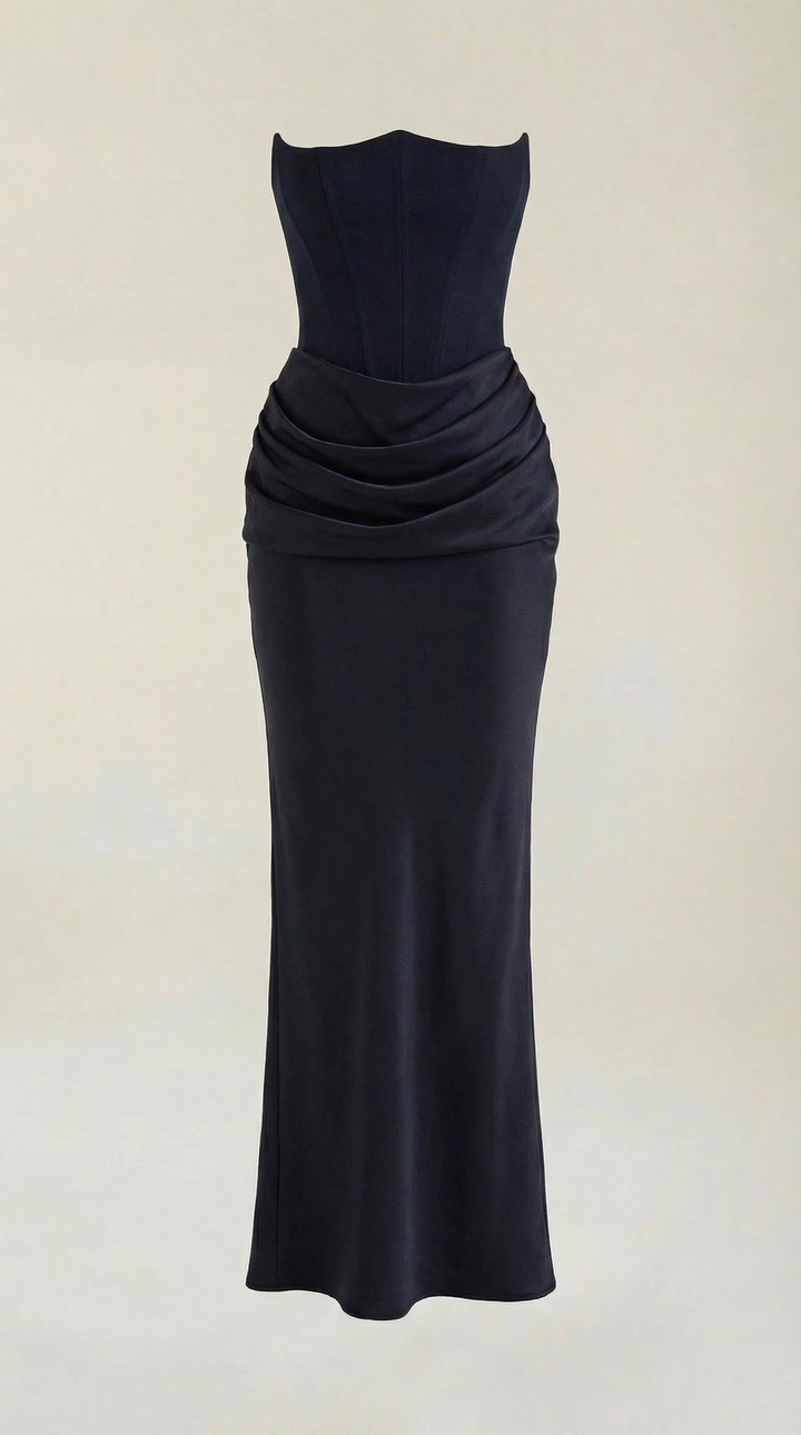 Graceful Corset Maxi Dress