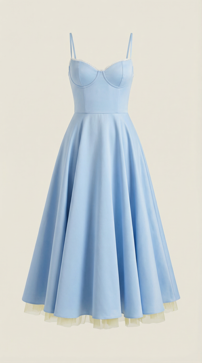 Tulle Midi Dress